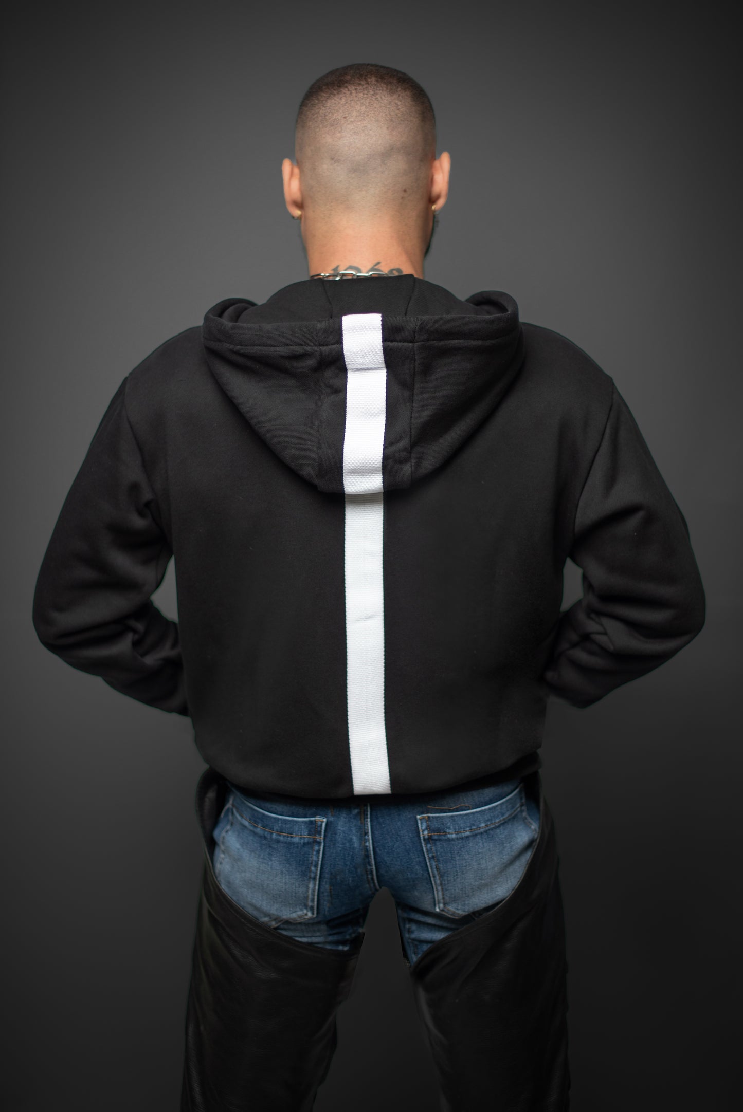 The Berlin Signature Hoodie (WHITE STRIPE)