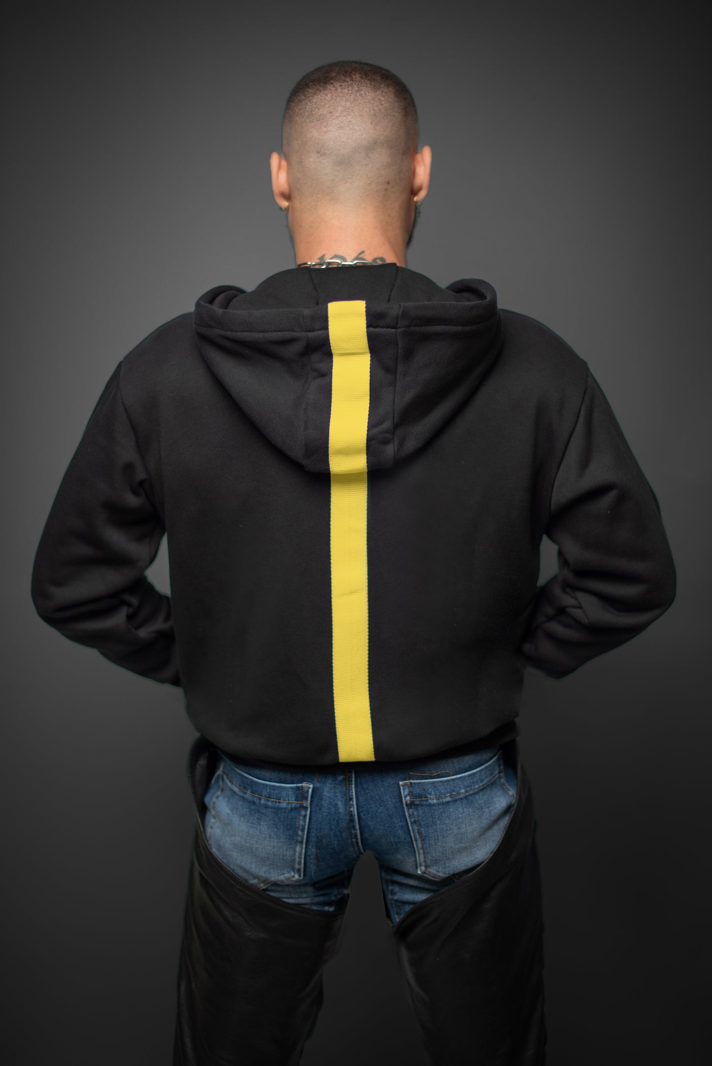 The Berlin Signature Hoodie (YELLOW STRIPE)