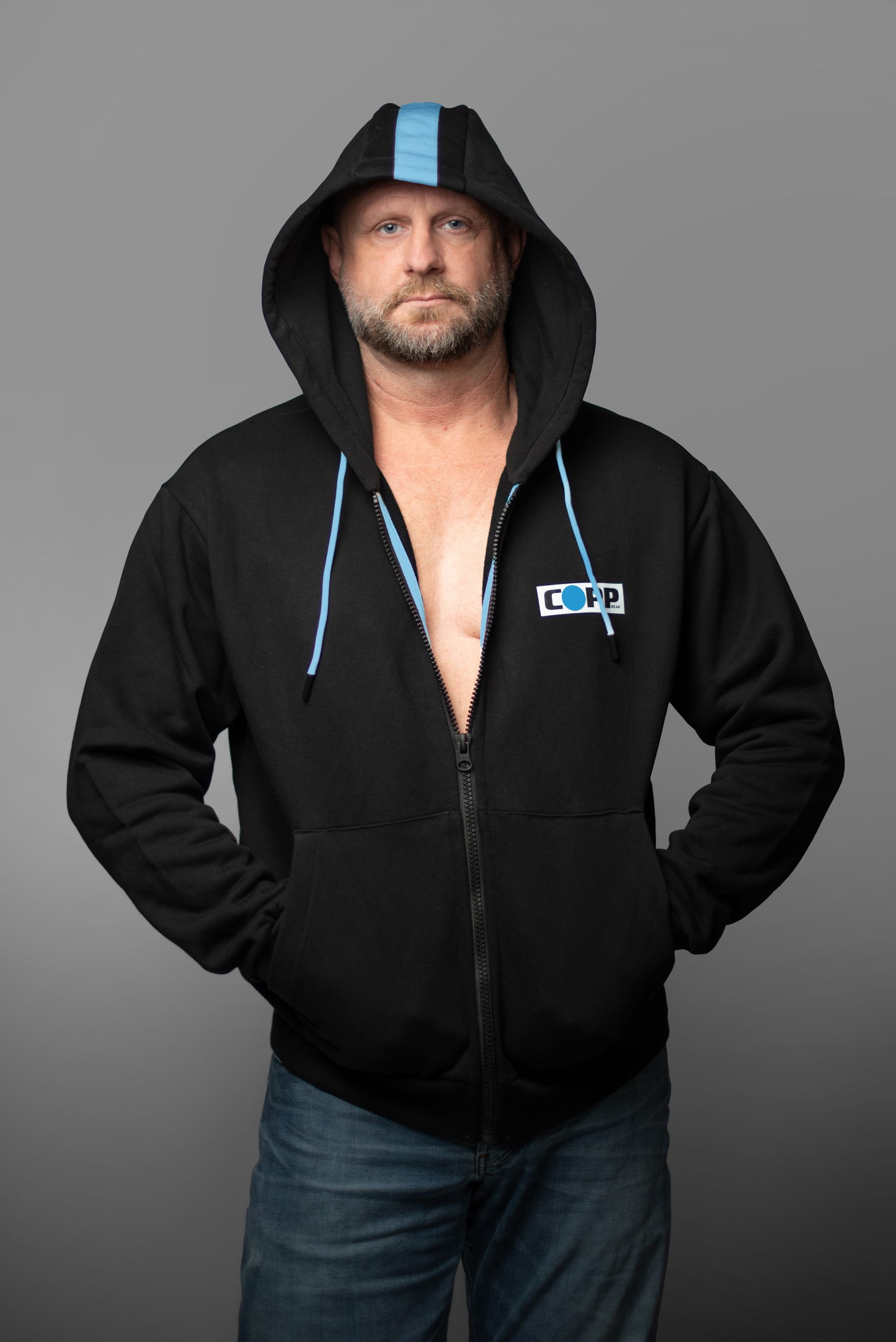 The Berlin Signature Hoodie (ROYAL BLUE STRIPE)