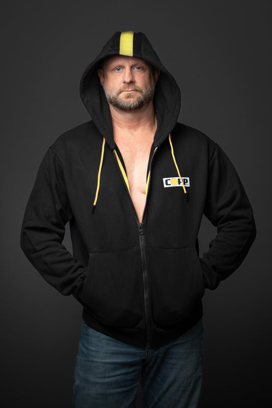 The Berlin Signature Hoodie (YELLOW STRIPE)