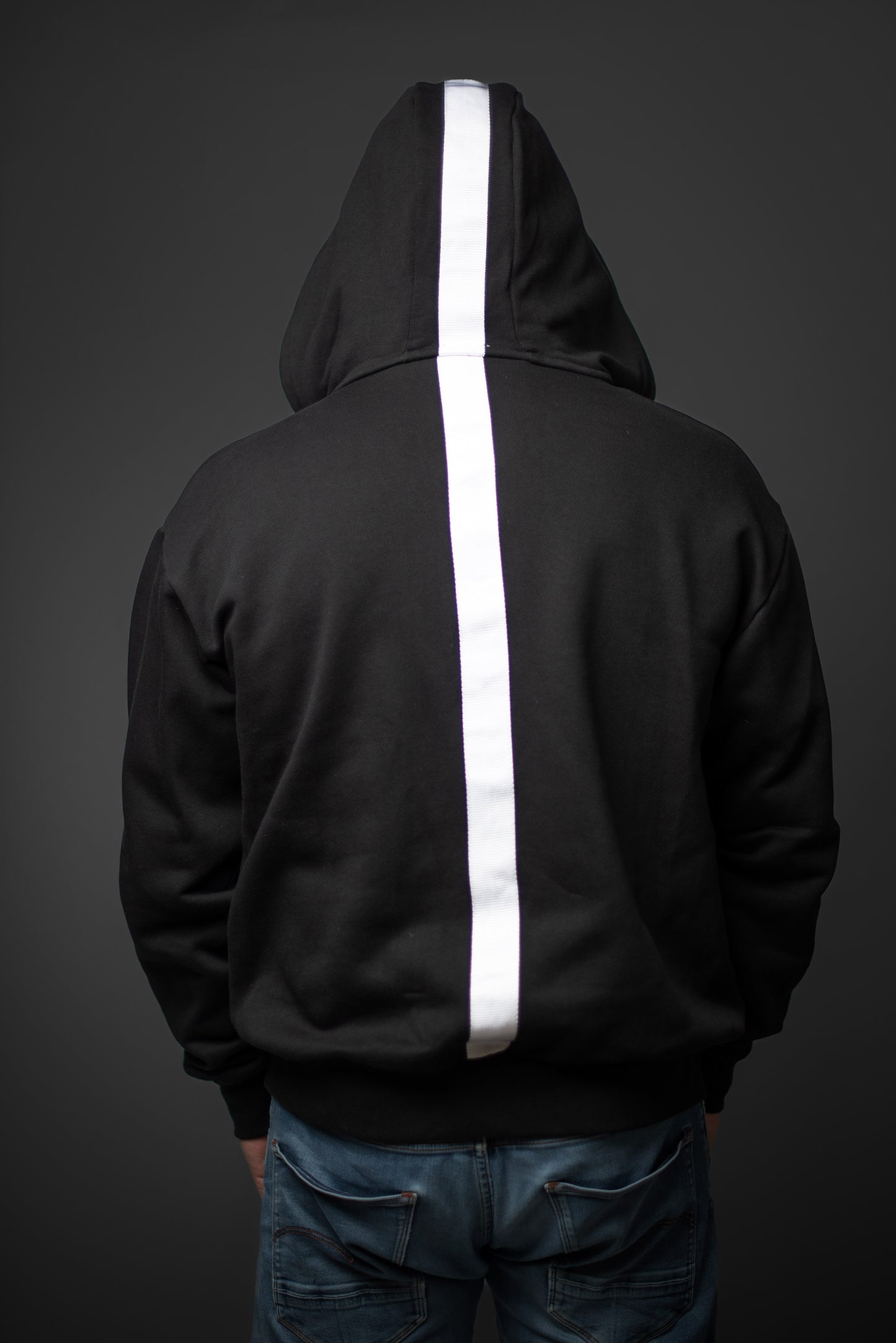 The Berlin Signature Hoodie (WHITE STRIPE)