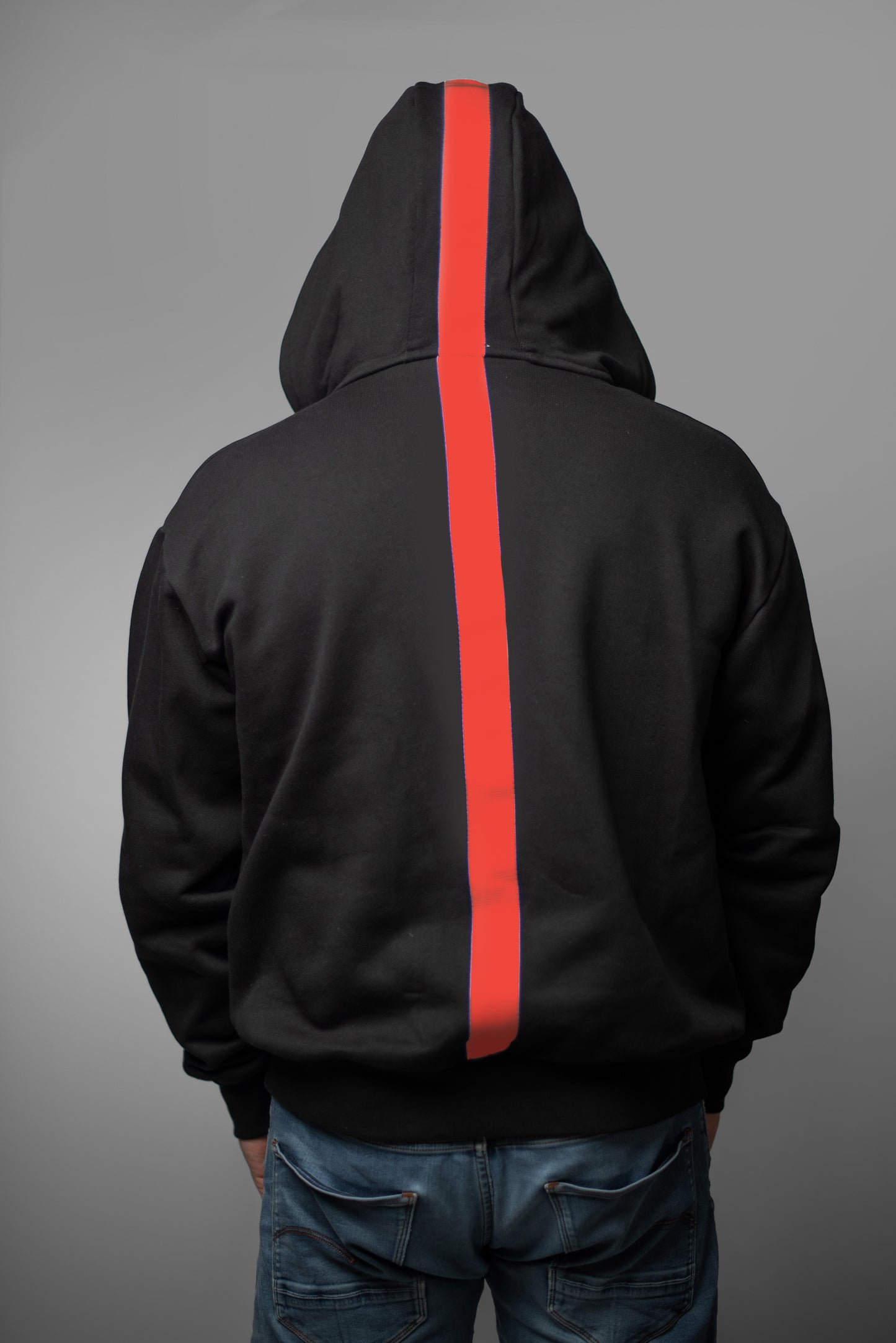 The Berlin Signature Hoodie (RED STRIPE)