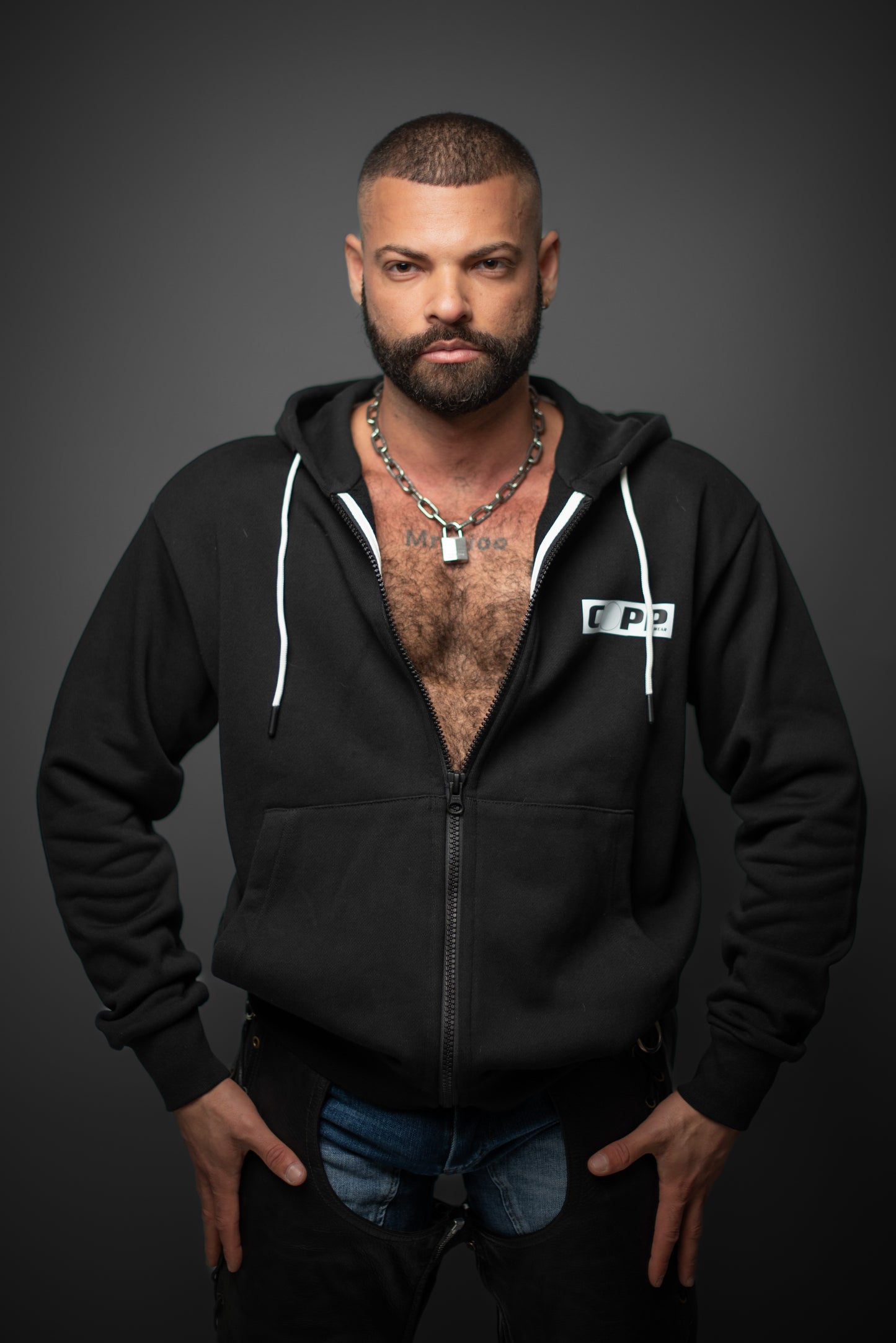 The Berlin Signature Hoodie (WHITE STRIPE)
