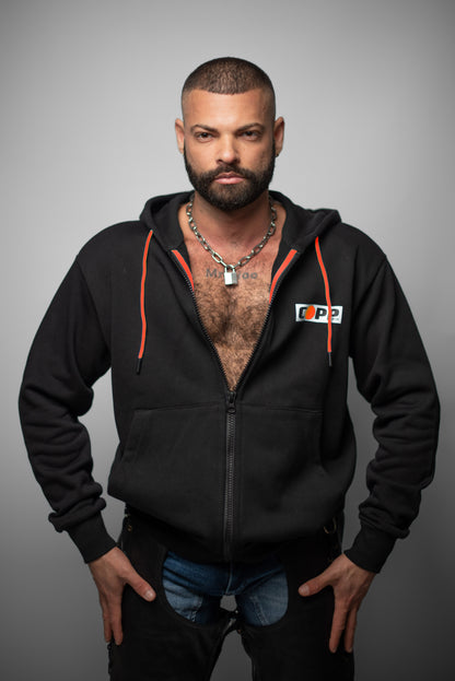The Berlin Signature Hoodie (RED STRIPE)