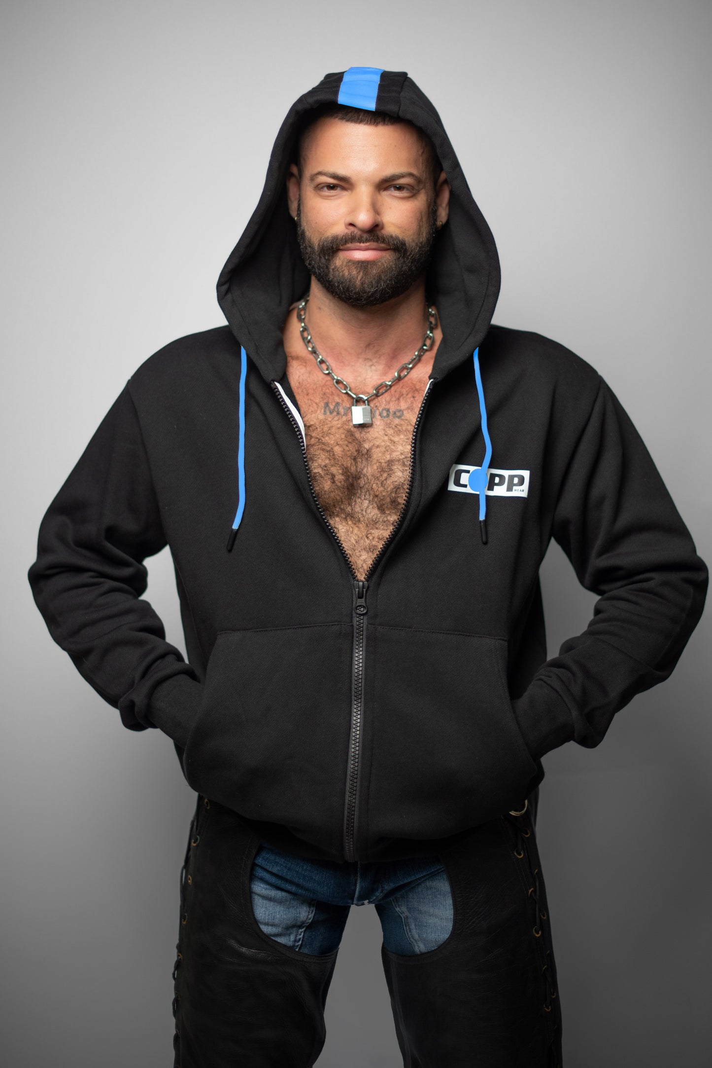 The Berlin Signature Hoodie (ROYAL BLUE STRIPE)